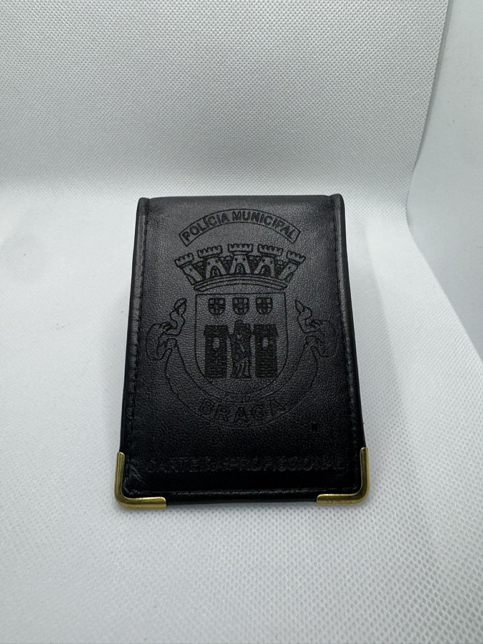 Carteira Polícia Municipal Braga com gravação